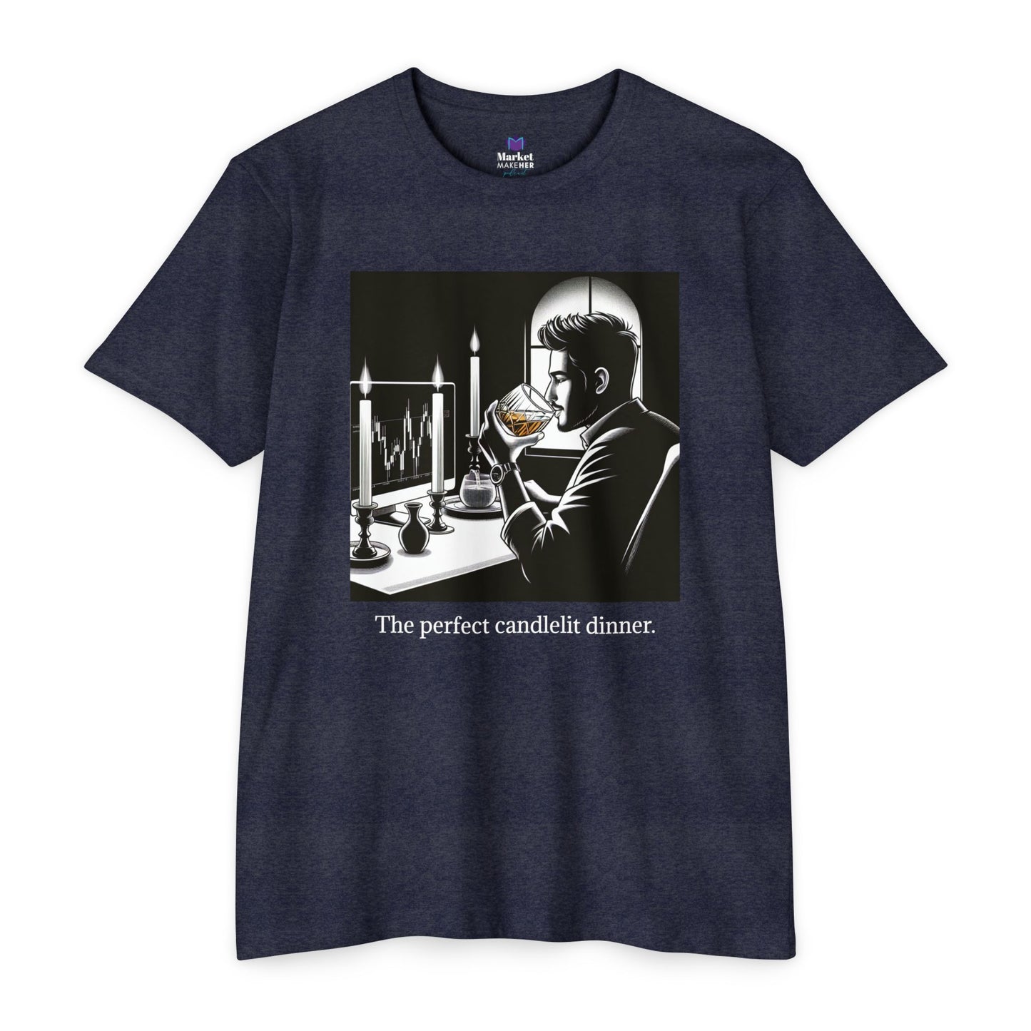 "The Perfect Candlelit Dinner" Men's Version T-Shirt