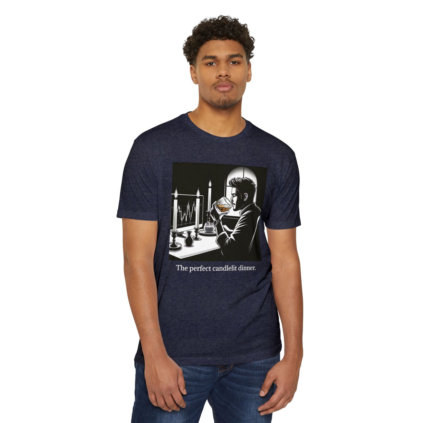 "The Perfect Candlelit Dinner" Men's Version T-Shirt