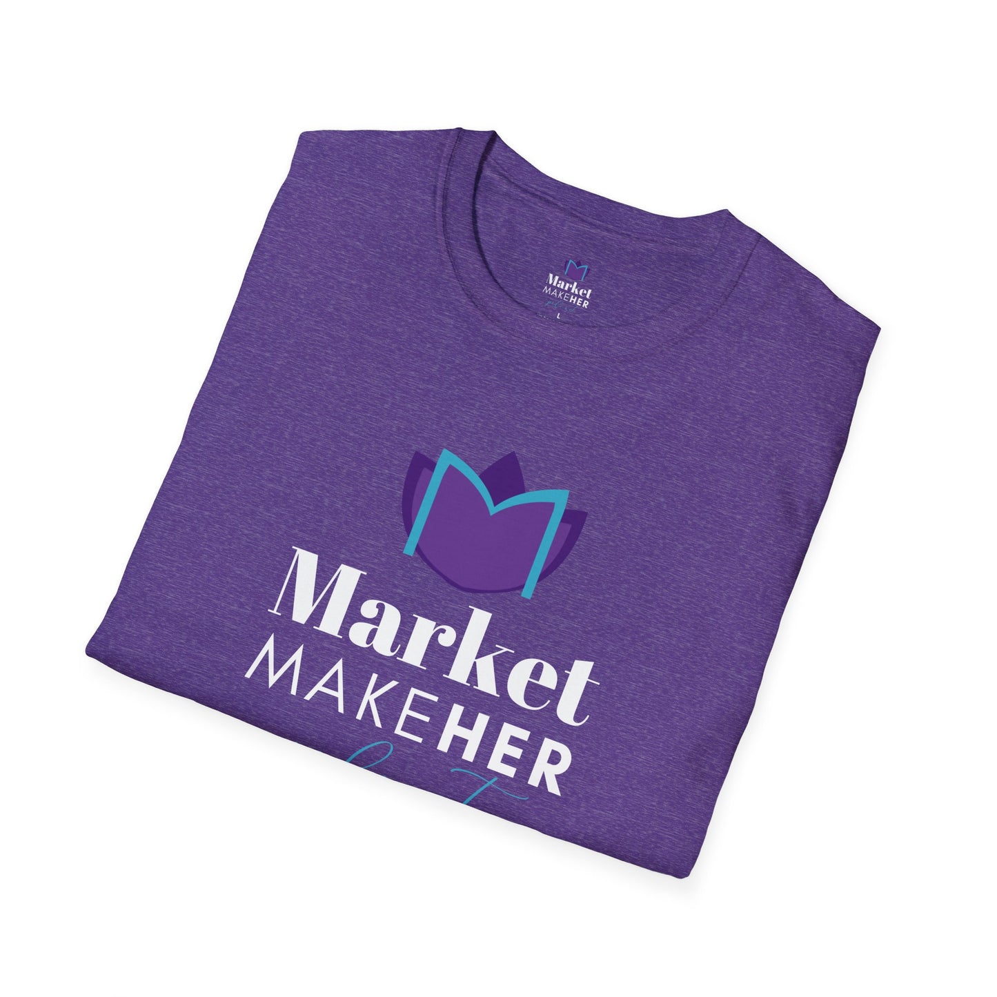 Logo Unisex T-Shirt for Market MakeHER Podcast Fans, Brand Merch, Finance Apparel, Market MakeHer Tee