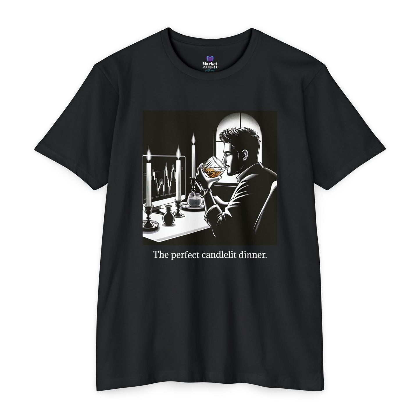 "The Perfect Candlelit Dinner" Men's Version T-Shirt