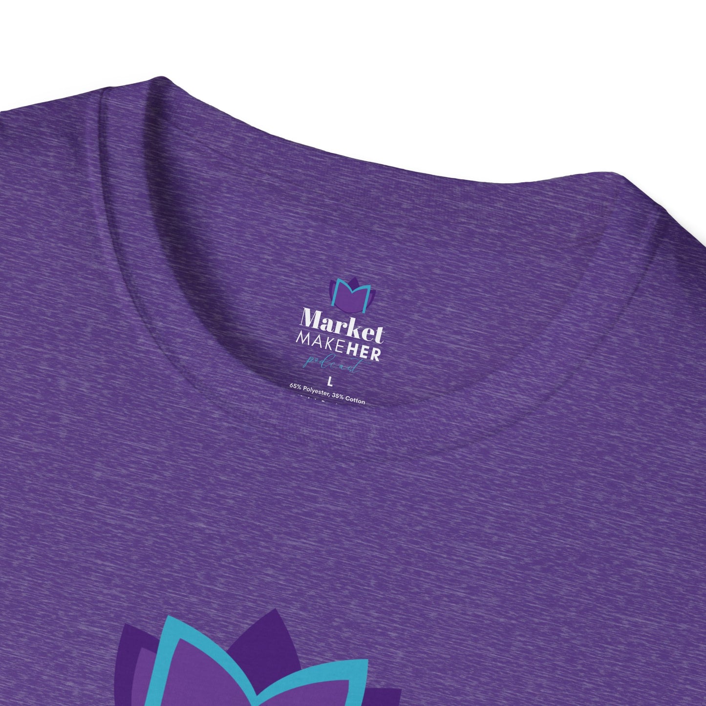Logo Unisex T-Shirt for Market MakeHER Podcast Fans, Brand Merch, Finance Apparel, Market MakeHer Tee