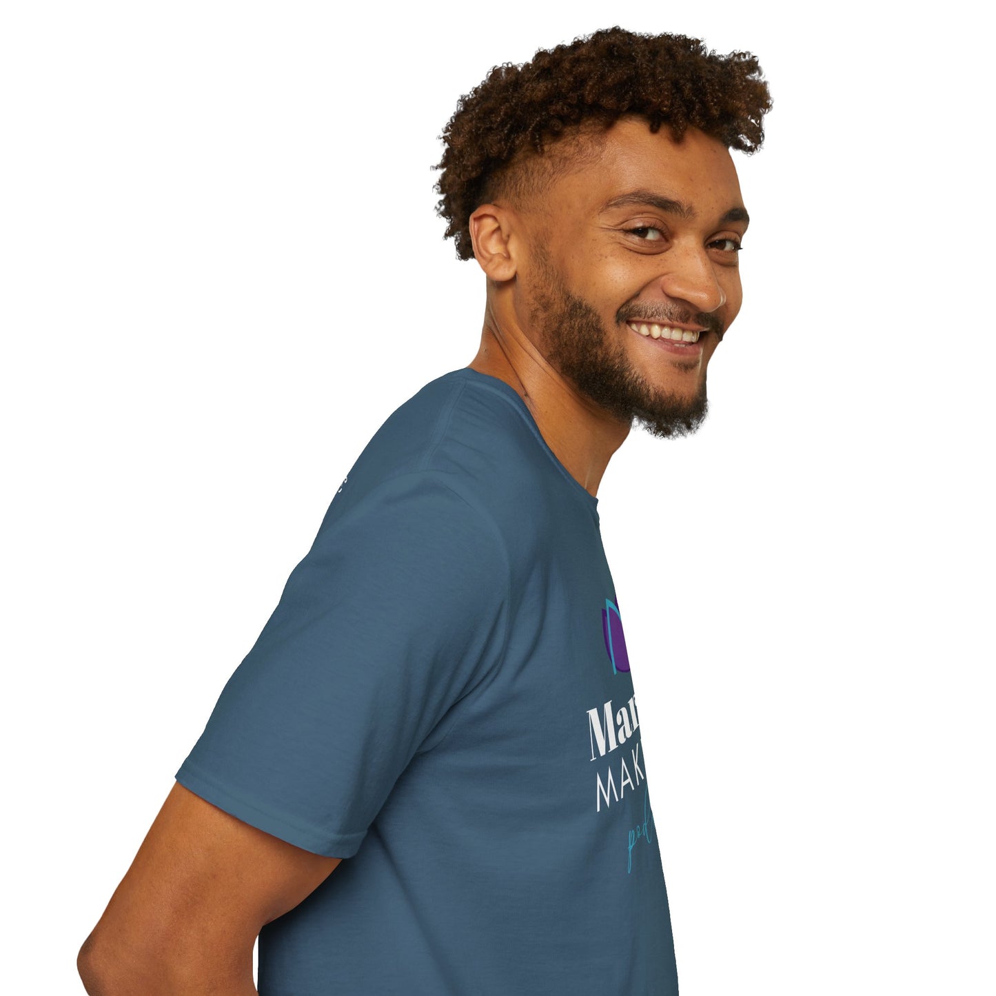 Logo Unisex T-Shirt for Market MakeHER Podcast Fans, Brand Merch, Finance Apparel, Market MakeHer Tee