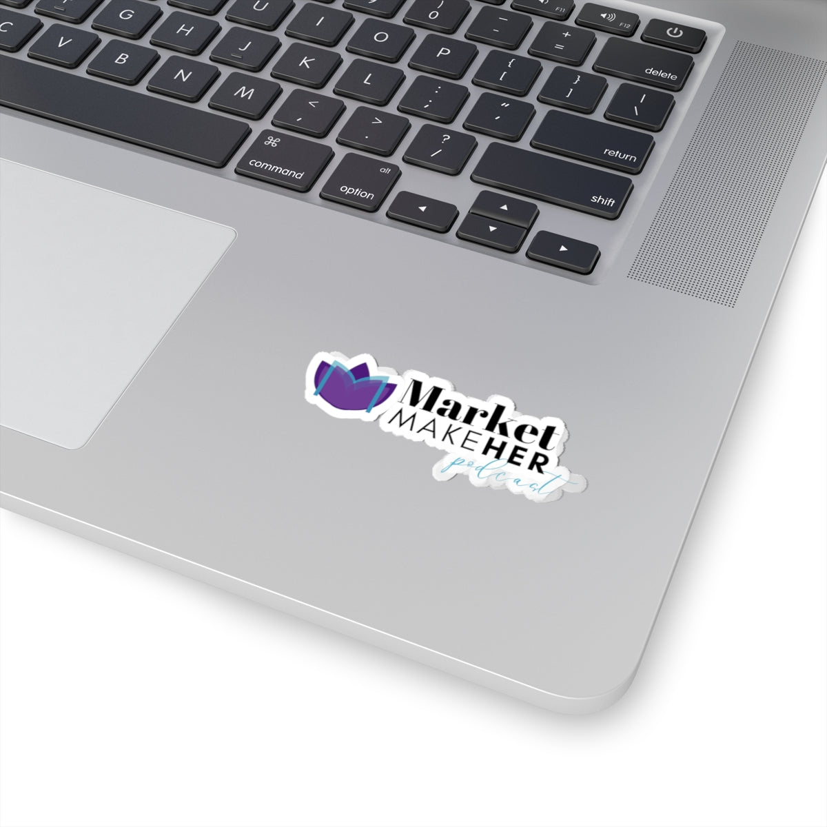 Market MakeHer Logo Sticker – Kiss-Cut Glossy