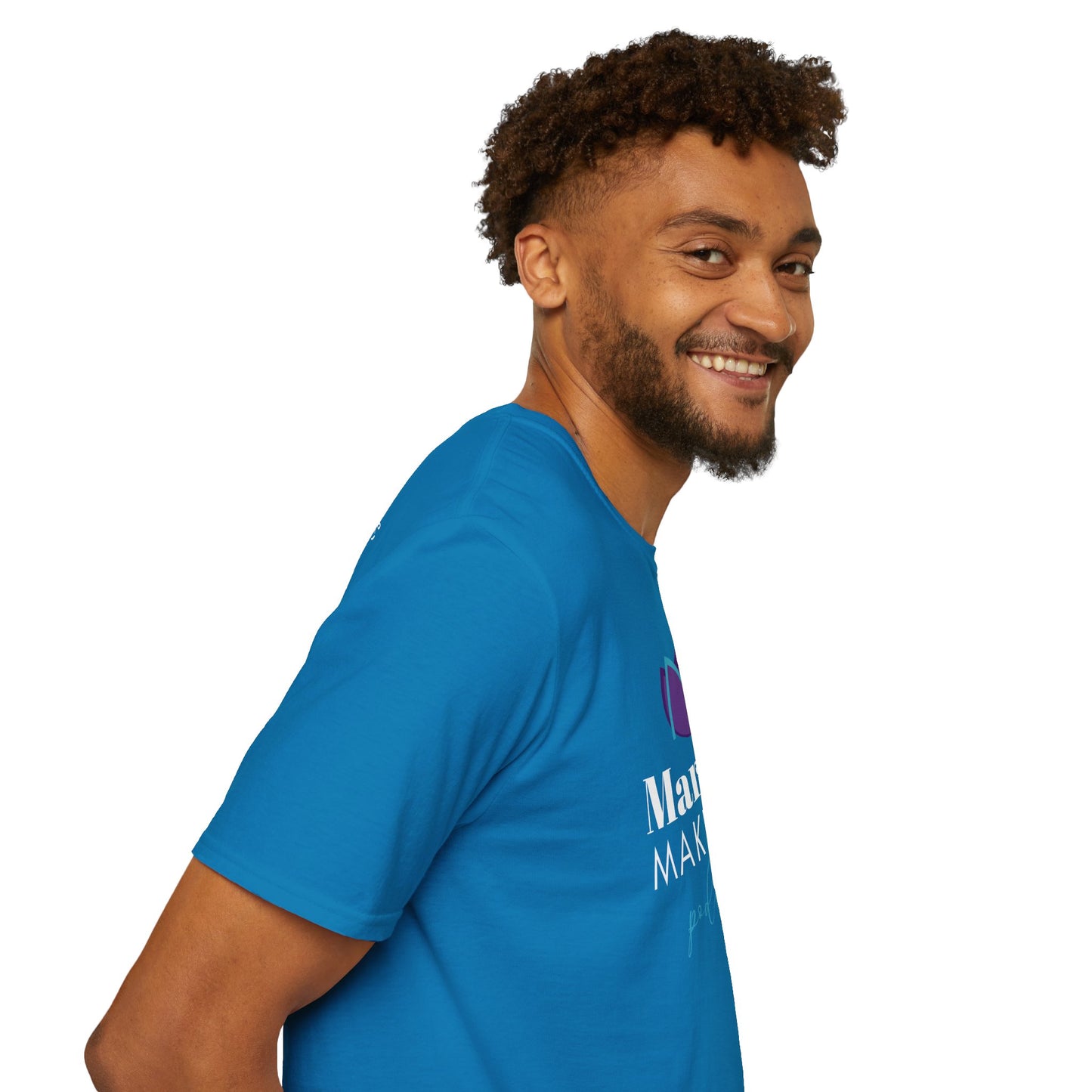 Logo Unisex T-Shirt for Market MakeHER Podcast Fans, Brand Merch, Finance Apparel, Market MakeHer Tee