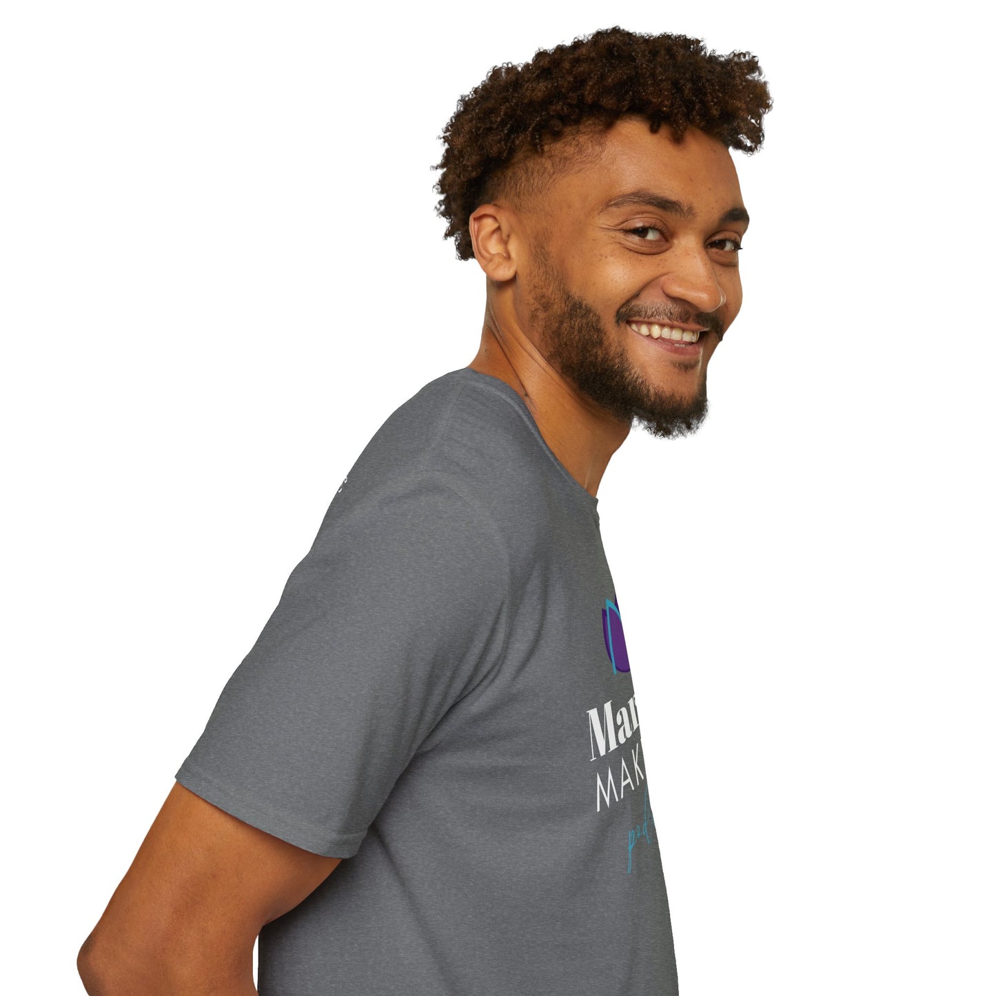 Logo Unisex T-Shirt for Market MakeHER Podcast Fans, Brand Merch, Finance Apparel, Market MakeHer Tee