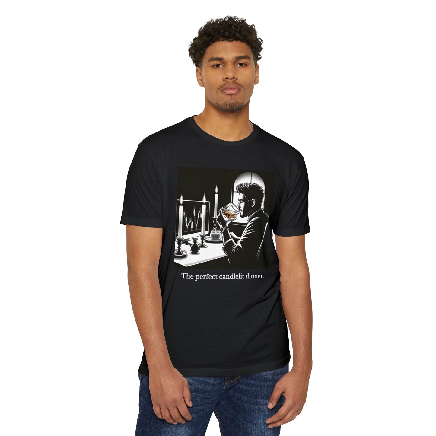 "The Perfect Candlelit Dinner" Men's Version T-Shirt