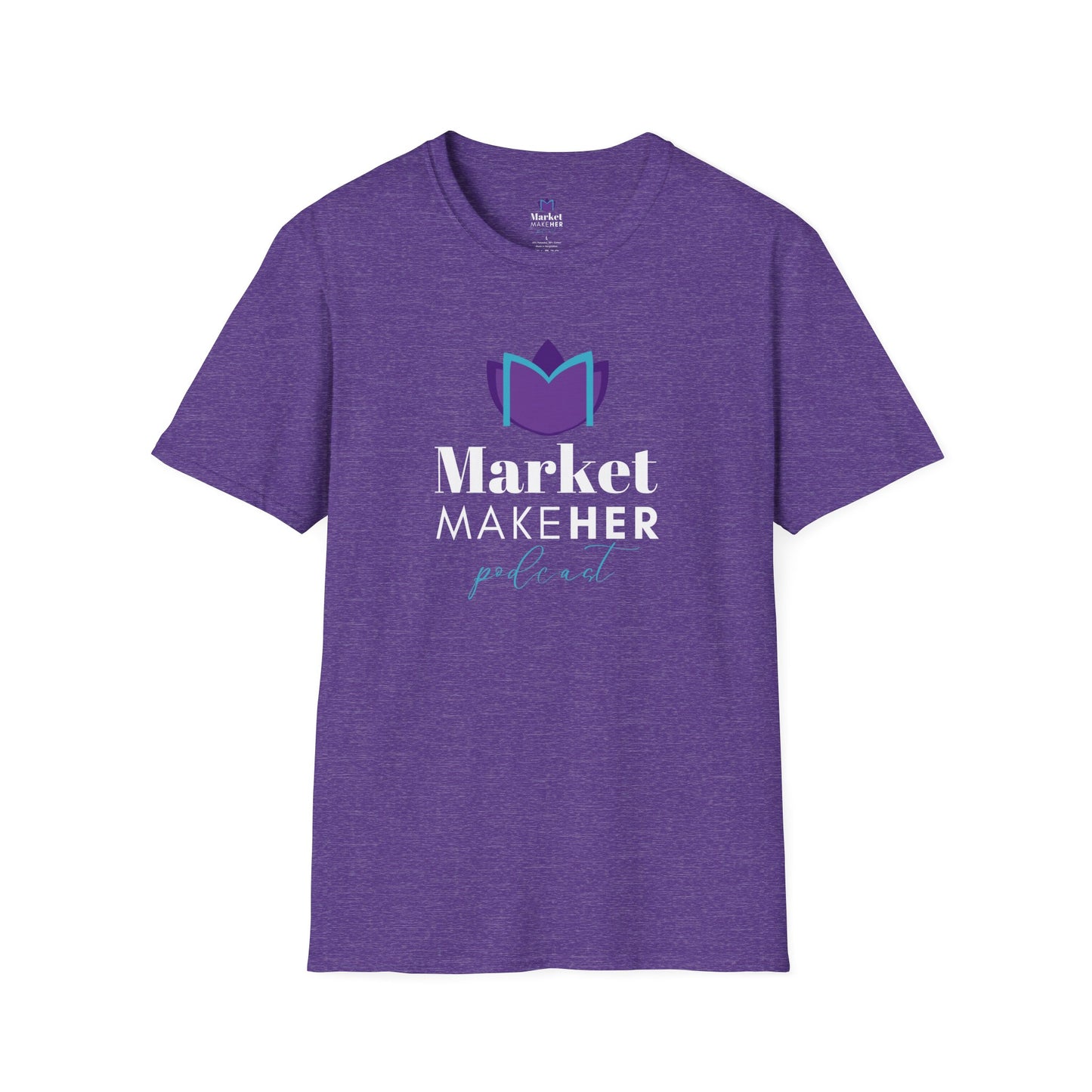 Logo Unisex T-Shirt for Market MakeHER Podcast Fans, Brand Merch, Finance Apparel, Market MakeHer Tee