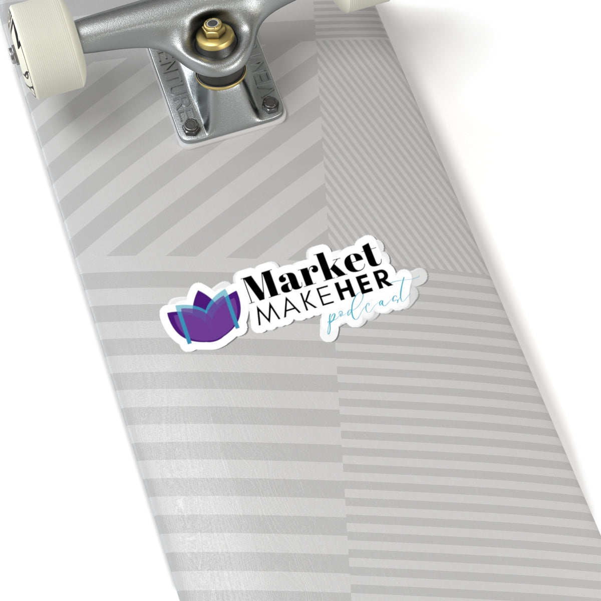 Market MakeHer Logo Sticker – Kiss-Cut Glossy