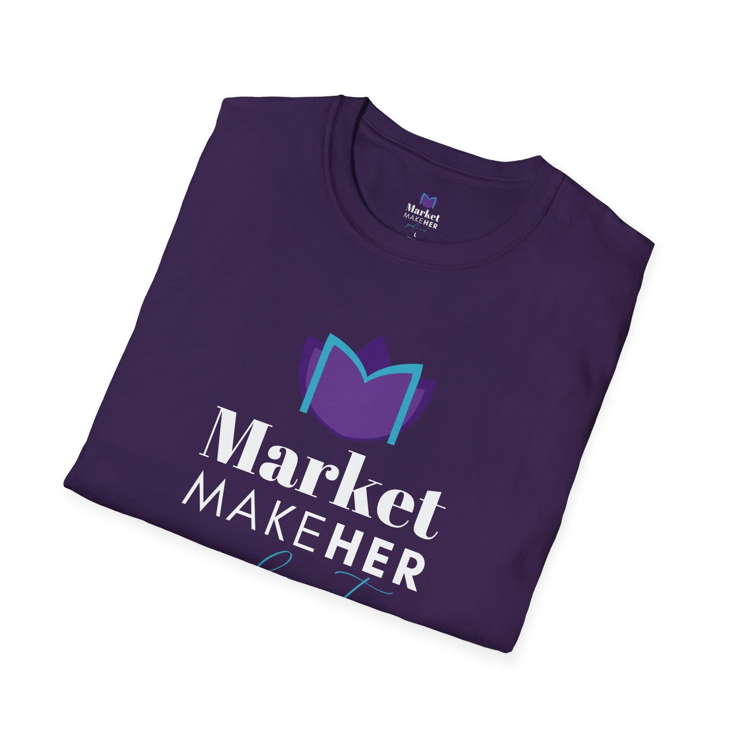 Logo Unisex T-Shirt for Market MakeHER Podcast Fans, Brand Merch, Finance Apparel, Market MakeHer Tee