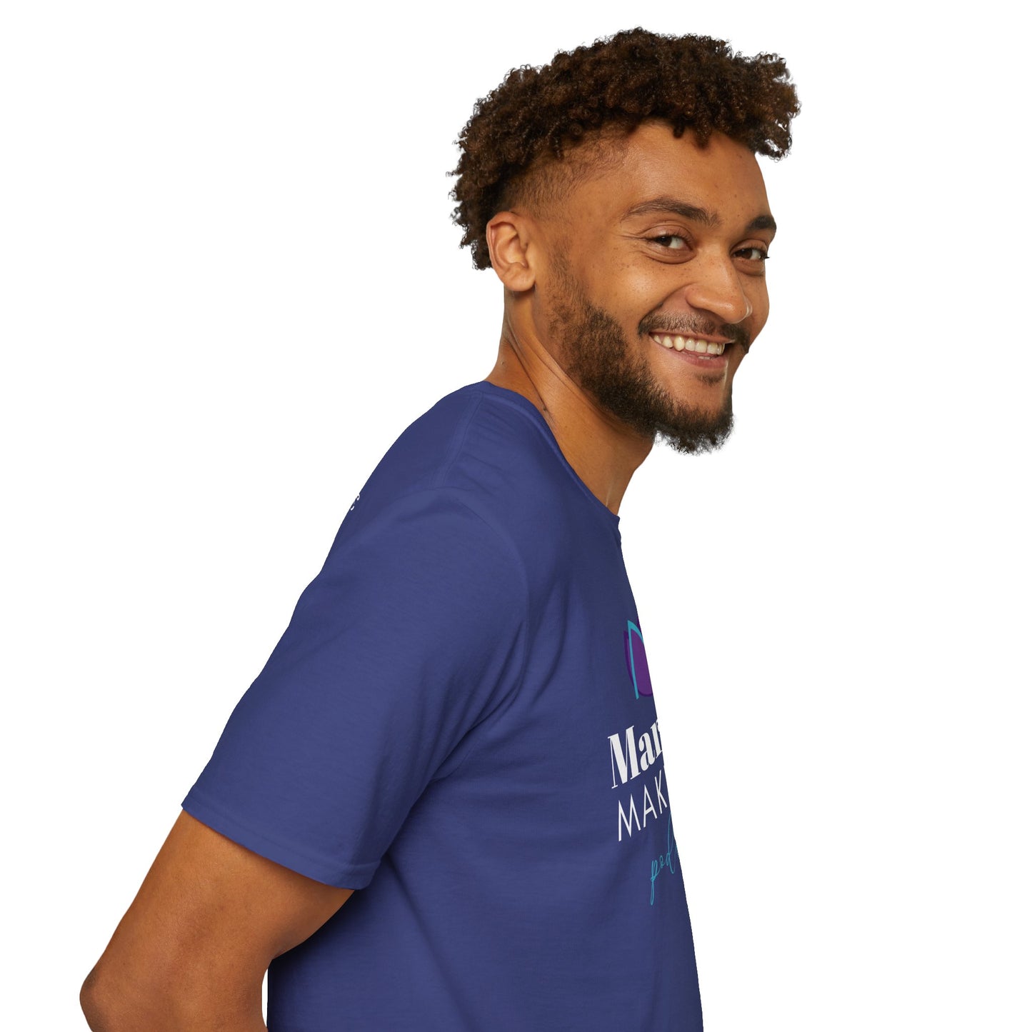 Logo Unisex T-Shirt for Market MakeHER Podcast Fans, Brand Merch, Finance Apparel, Market MakeHer Tee