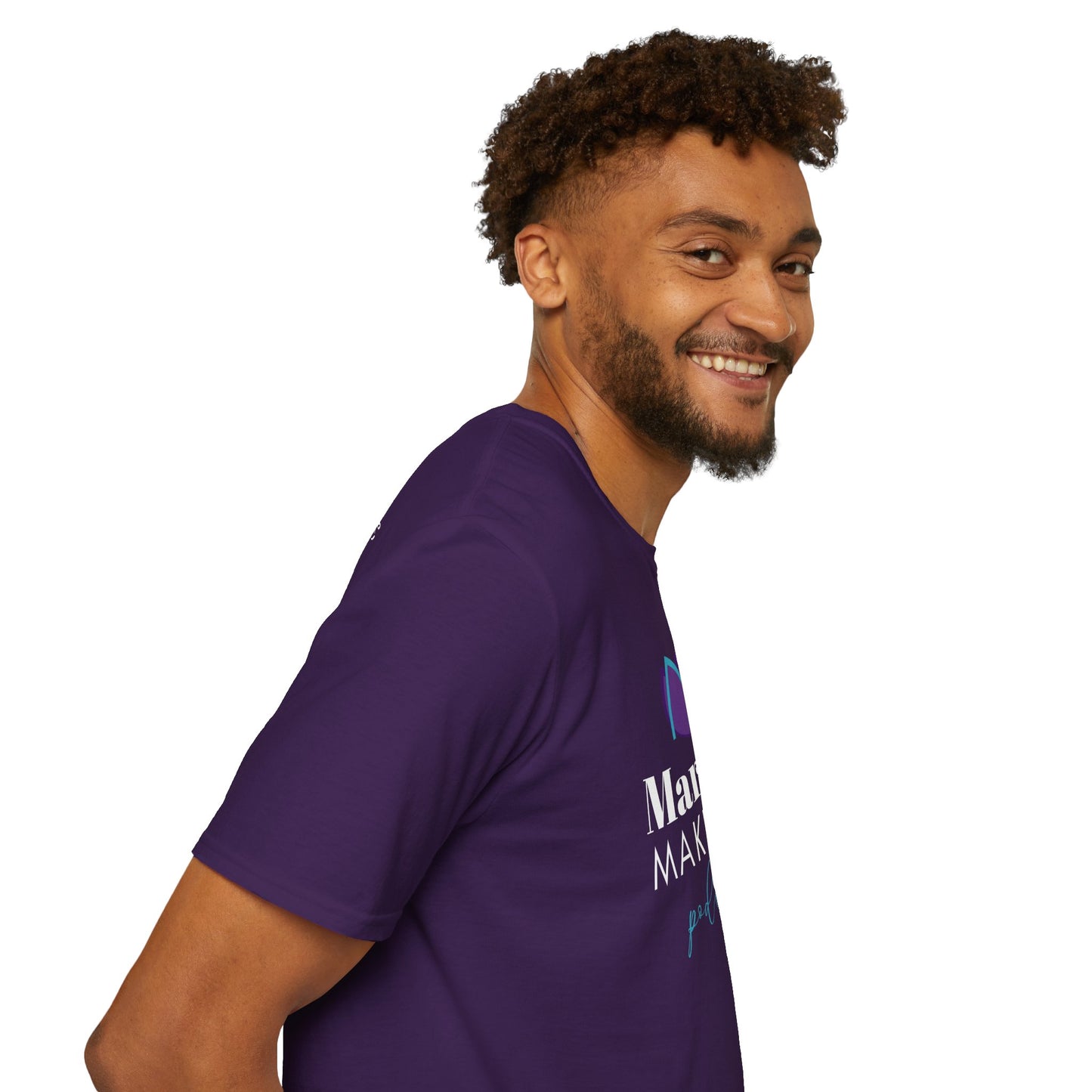 Logo Unisex T-Shirt for Market MakeHER Podcast Fans, Brand Merch, Finance Apparel, Market MakeHer Tee