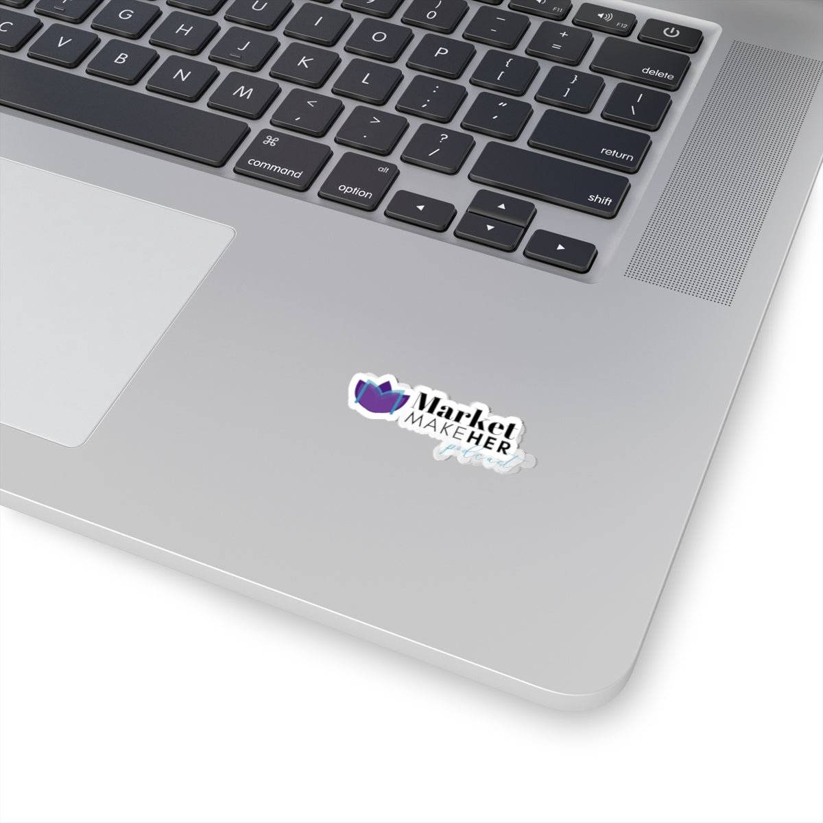 Market MakeHer Logo Sticker – Kiss-Cut Glossy