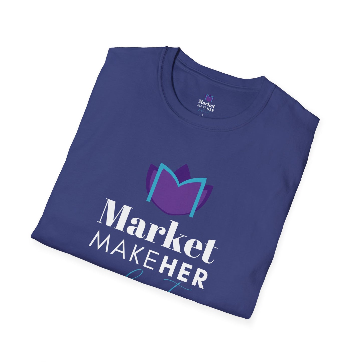 Logo Unisex T-Shirt for Market MakeHER Podcast Fans, Brand Merch, Finance Apparel, Market MakeHer Tee