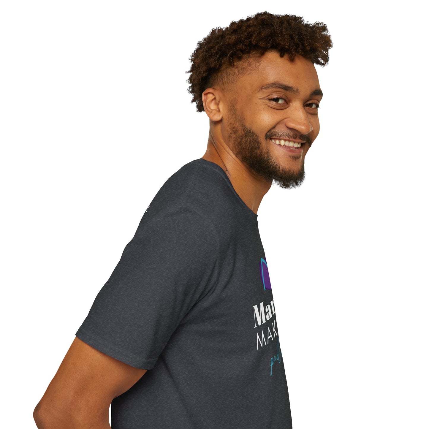 Logo Unisex T-Shirt for Market MakeHER Podcast Fans, Brand Merch, Finance Apparel, Market MakeHer Tee