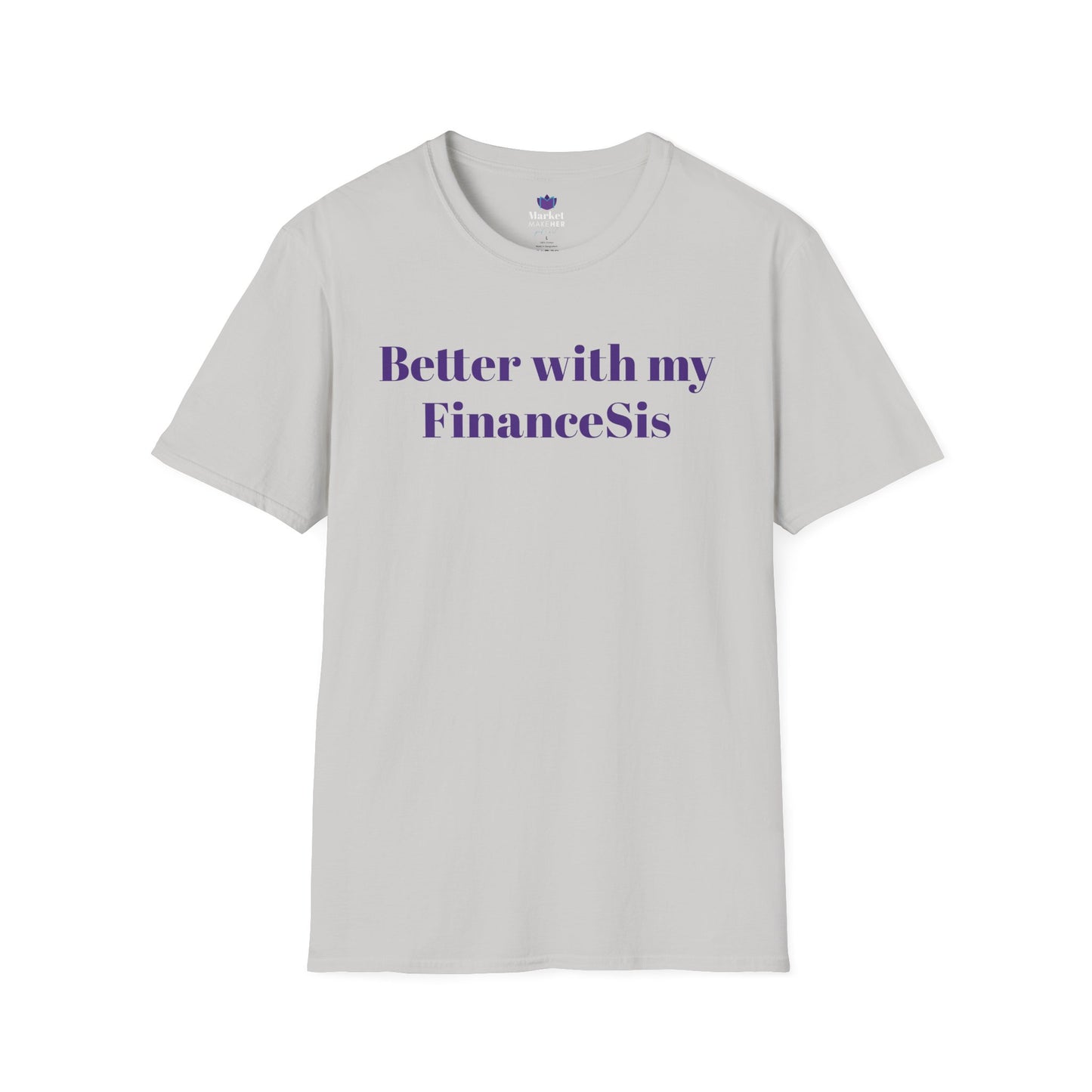 Logo Unisex T-Shirt for Market MakeHER Podcast Fans, Brand Merch, Finance Apparel, Market MakeHer Tee