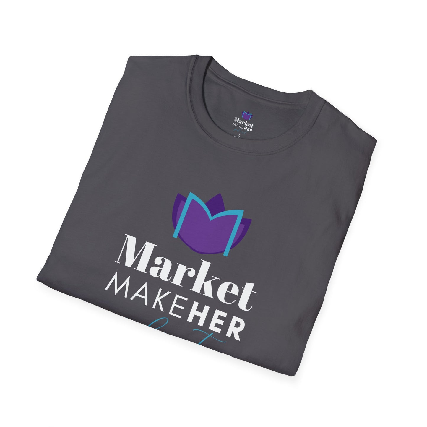 Logo Unisex T-Shirt for Market MakeHER Podcast Fans, Brand Merch, Finance Apparel, Market MakeHer Tee