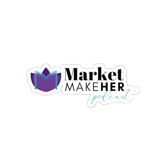 Market MakeHer Logo Sticker – Kiss-Cut Glossy